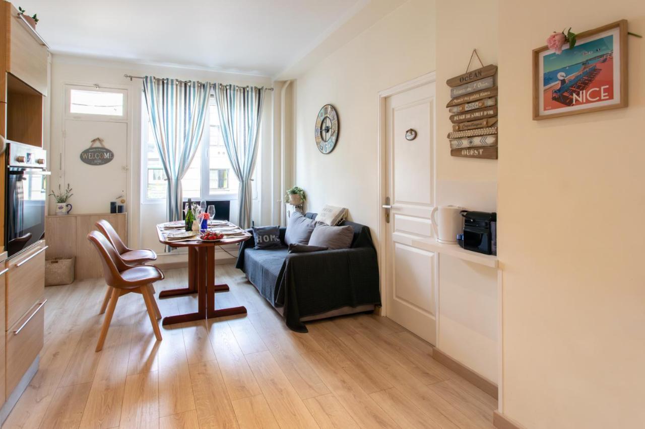 Boutique Apartment Nice Center Beach Free Parking Bagian luar foto
