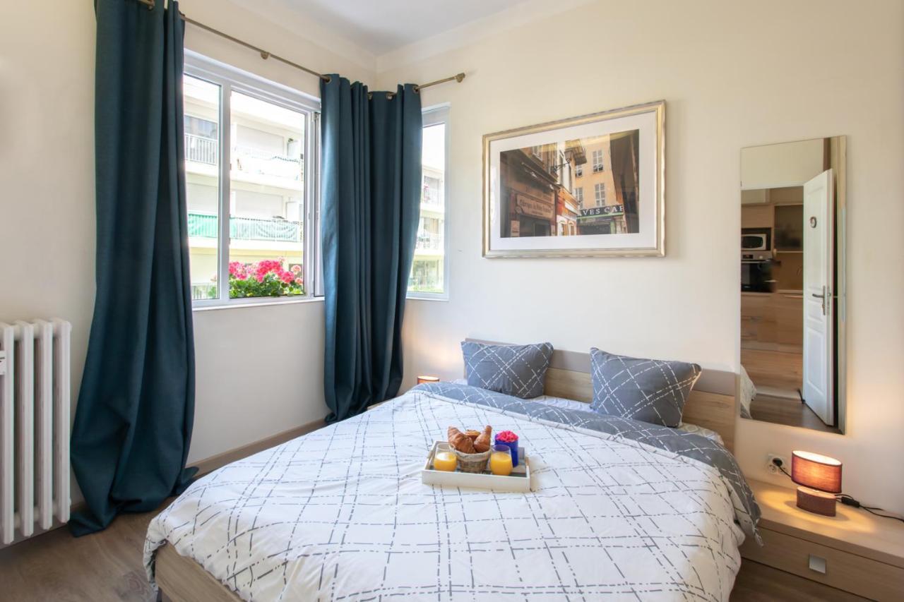 Boutique Apartment Nice Center Beach Free Parking Bagian luar foto